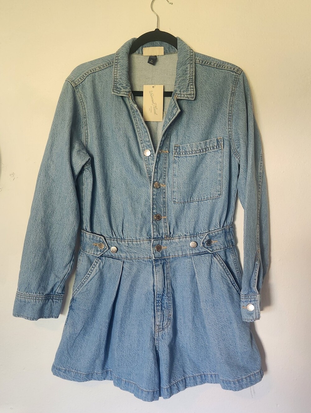 Light Wash Denim Romper